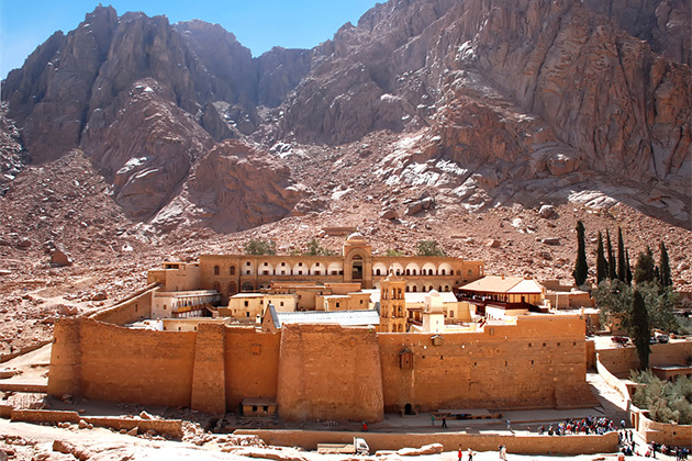 The Monastery of St. Catherine in Egypt (photo: Sophy Ru/Shutterstock) Middle East Cruise Tips