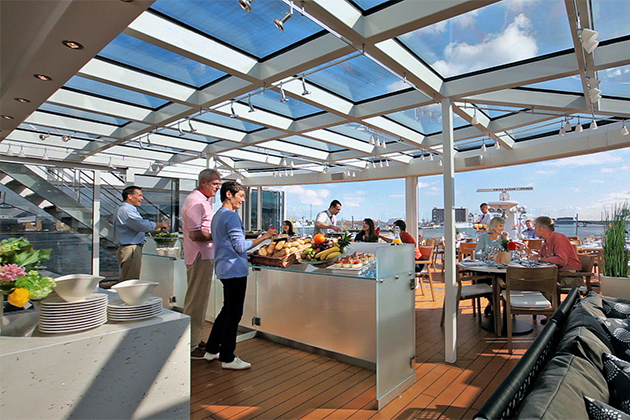 Aquavit Terrace onboard a Viking River longship (Photo: Viking River Cruises) Viking Aquavit Terrace