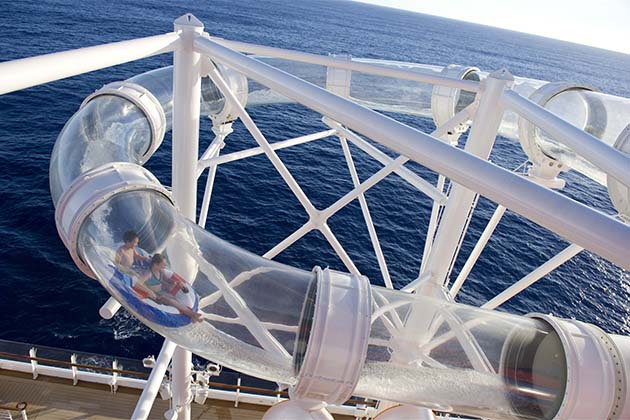 Disney Cruise Line's AquaDuck water coaster (Photo: Disney Cruise Line) Jupina Amour