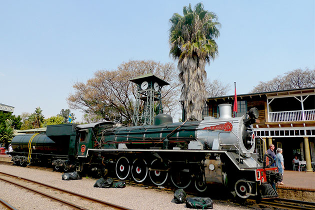 Pride of Africa in Pretoria, South Africa (Photo: Leonard Zhukovsky/Shutterstock) Steam train about to depart from Capital Park Station in Pretoria