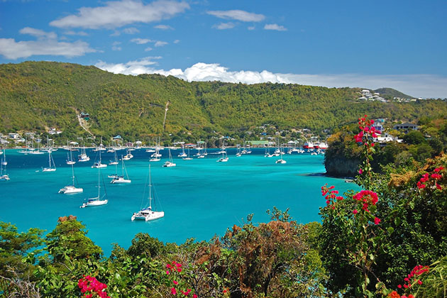 Admiralty Bay on Bequia Island(Photo: Pawel Kazmierczak/ Shutterstock) View of Admiralty Bay on Bequia Island