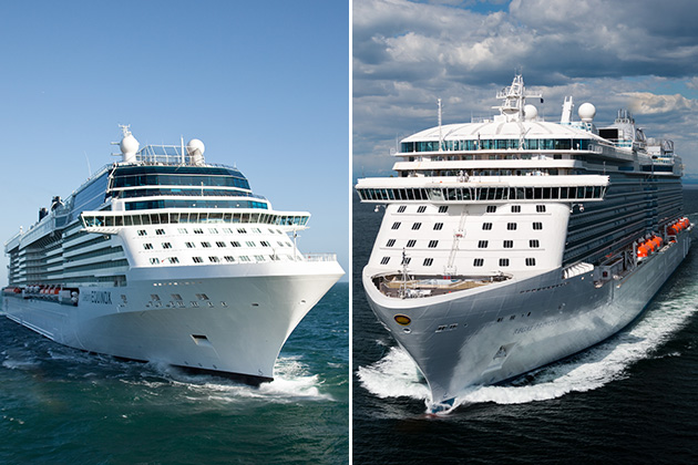 Celebrity Cruises vs Princess Cruises (Photo: Celebrity Cruises;Princess Cruises) NCL v RCL