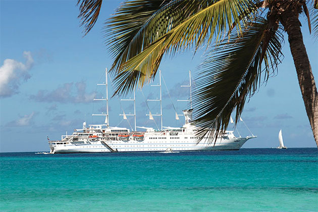 Club Med 2 in the Caribbean (Photo: Club Med) Club Med 2 at Sea