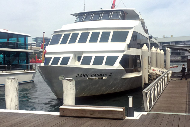 White Bay ferry John Cadman (photo: Louise Goldsbury, Australia Editor) White Bay ferry John Cadman