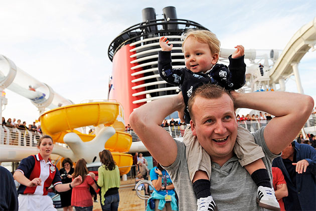 Tips for taking a cruise with your family (Photo: Disney Cruises) Deck party on a Disney cruise ship