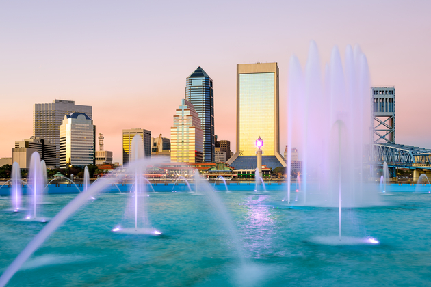 Fountain Skyline in Jacksonville, Florida (Photo: ESB Professional/Shutterstock) Fountain Skyline in Jacksonville, Florida
