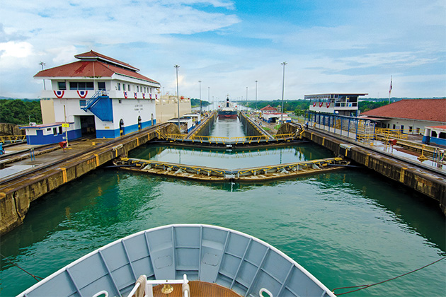 The Panama Canal (Photo: Lindblad Expeditions) The Panama Canal