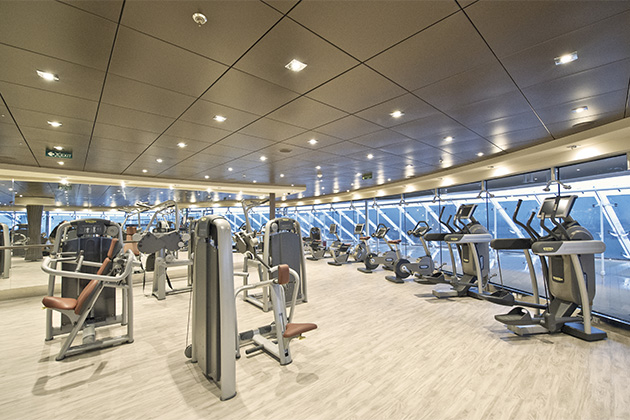 The Fitness Center on MSC Divina (Photo: MSC Cruises) The Fitness Center on MSC Divina