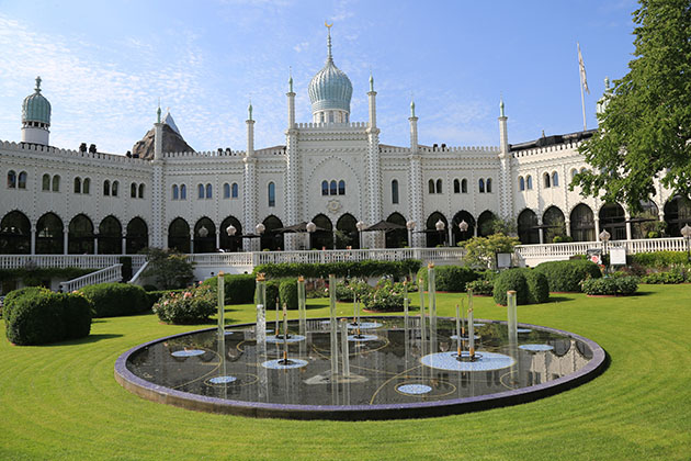 Tivoli Gardens in Copenhagen, Denmark (Photo: Thomas Barrat/Shutterstock) Tivoli Gardens in Copenhagen, Denmark