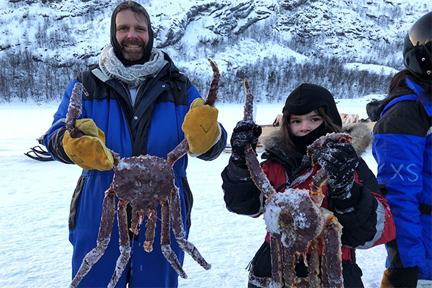 Adam Coulter and his son showing off the catch of the day (Photo: Adam Coulter) Adam Coulter and his son showing off the catch of the day (Photo: Adam Coulter)