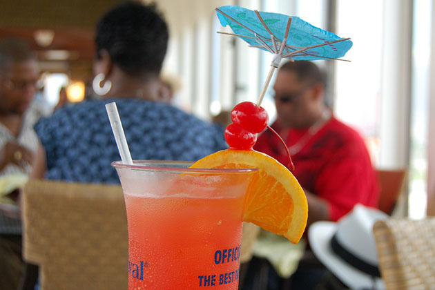 A tropical drink on a Carnival cruise. (mbarrison/flickr) A tropical drink on a Carnival cruise.