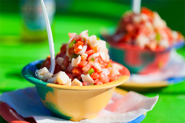 Bahamian conch salad (photo: BlueOrange Studio/Shutterstock) Bahamian conch salad