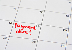 Remember the final payment due date. (photo: Maree Stachel-Williamson/Shutterstock) payment due