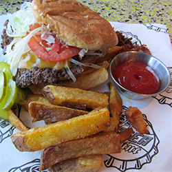 Burger and Fries from Guy's Burger Joint - photo courtesy of embarkandaway.com Guy's Burger Joint - phot courtesy of embarkandaway.com