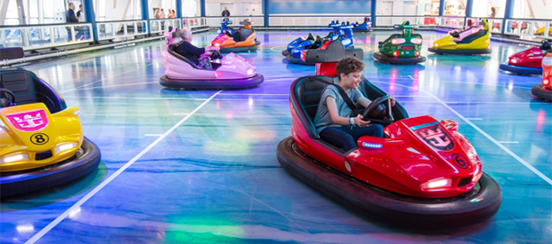 SeaPlex Bumber Cars (photo: Royal Caribbean International) SeaPlex Bumber Cars