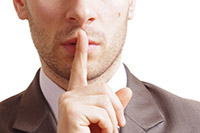 Silence is golden - photo courtsey of mikute/Shutterstock Silence is golden - photo courtsey of mikute/Shutterstock