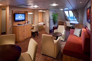 Family Veranda Stateroom on Celebrity Reflection (Photo: Celebrity Cruises) Family Veranda Stateroom on Celebrity Reflection