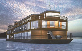 Rendering of AmaPura. Courtesy AmaWaterways. amapura-irrawaddy-river-cruise-ship-boat
