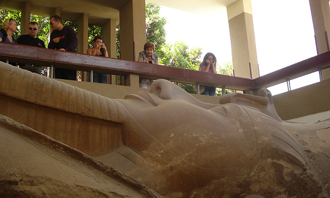 Fallen Statue of Ramesses II at Memphis Fallen Statue of Ramesses II at Memphis