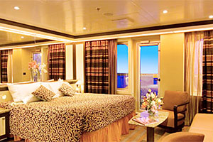 Photo by Carnival Cruise Lines. cruise-carnival-spa-suite