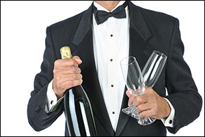 Photo by Steve Cukrov/Shutterstock champagne-butler
