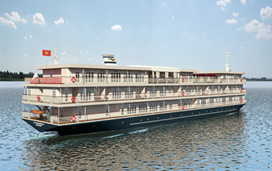 Mekong Navigator. Courtesy Lueftner Cruises. mekong-vietnam-cambodia-river-cruise-ship-boat