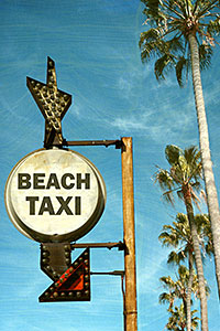 J.D.S./Shutterstock cruise-beach-taxi-cab