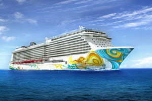 Norwegian Getaway. Courtesy Norwegian Cruise Line ncl-cruise-getaway-ship