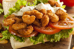 Shrimp Po'Boy (photo: Brent Hofacker/Shutterstock) Shrimp Po'Boy