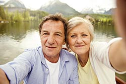 Couple's selfie - photo courtesy of Halfpoint/Shutterstock Couple's selfie - photo courtesy of Halfpoint/Shutterstock