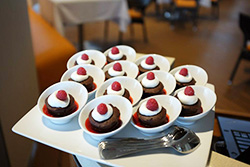 Yummy flourless chocolate cake from Devinly Decadence (photo: Colleen McDaniel) Cake