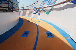 Jogging Track on Anthem of the Seas (photo: Colleen McDaniel) Jogging Track