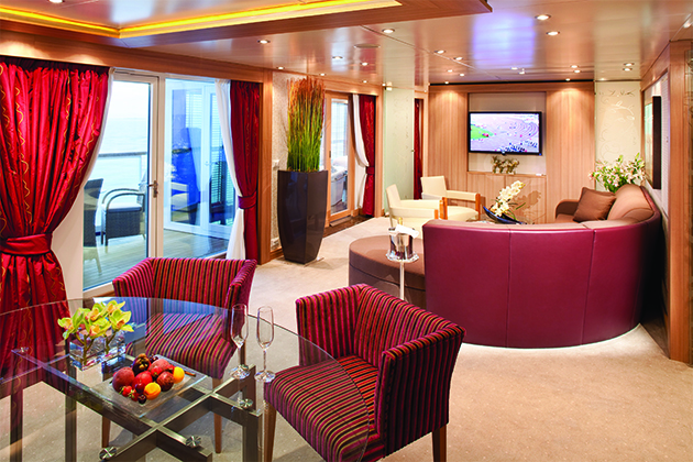 Wintergarden Suite (photo: Seabourn Cruises) Wintergarden Suite