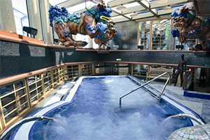 Carnival's Cloud 9 Spa - Thalassotherapy Pool (photo: Carnival Cruise Line) thalassotherapy pool