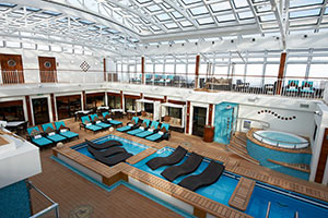 Norwegian Breakaway Haven Courtyard (photo: Norwegian Cruise Line) Norwegian Breakaway Haven Courtyard