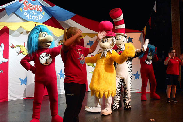 Dr. Seuss Parade (photo: Aplmac/Cruise Critic Forums) Carnival Valor - Seuss