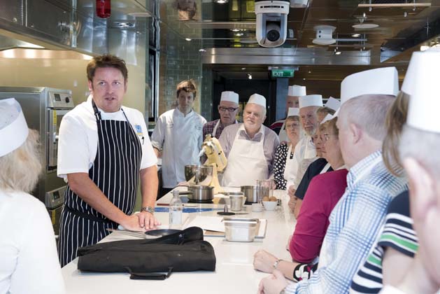 James Martin's Cookery Club (photo: P&O Cruises) Britannia - Cookery Club
