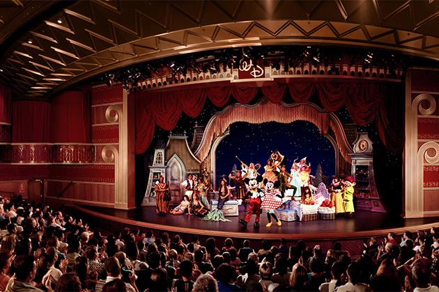 The Walt Disney Theatre on Disney Magic and Disney Wonder (photo: Disney Cruise Line) The Walt Disney Theatre