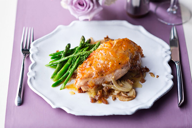 Entree at The Grande Restaurant on Quantum of the Seas. (photo: Royal Caribbean International) Grande Restaurant