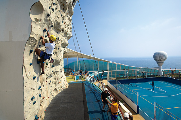 Rock Wall (photo: Royal Caribbean International) Navigator of the Seas - Rock Wall