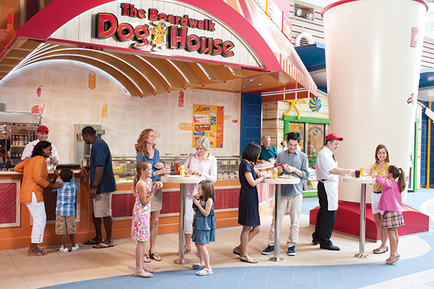 Boardwalk Donut Shop on Oasis of the Seas (photo: Royal Caribbean) Boardwalk Donut Shop on Oasis of the Seas