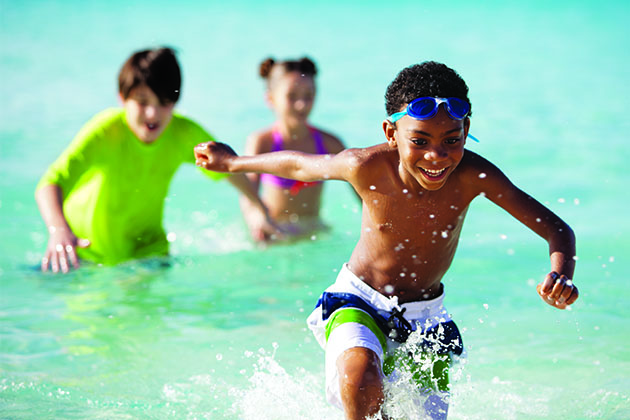 Most cruise lines offer free or reduced fares for kids (photo: Norwegian Cruise Line) young cruisers at play