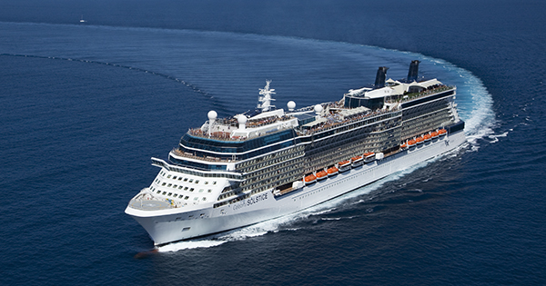 Celebrity Solstice at sea (Photo: Celebrity Cruises) Celebrity Solstice
