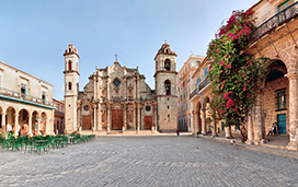 Havana, Cuba. Photo courtesy of nodff/Shutterstock. Church in Cuba city