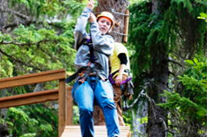 Skagway Zip-lining cruise excursion