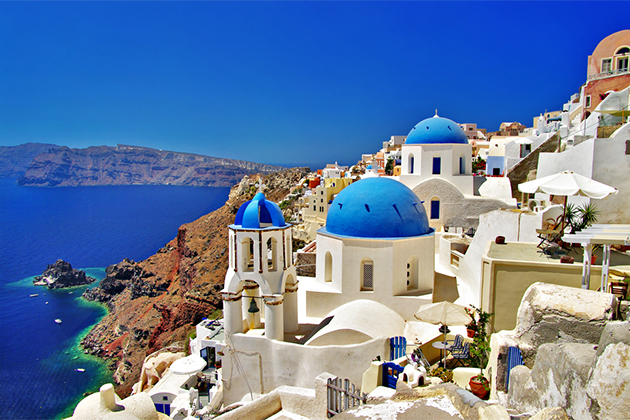Santorini, Greece (Photo: leoks/Shutterstock.com) Santorini, Greece