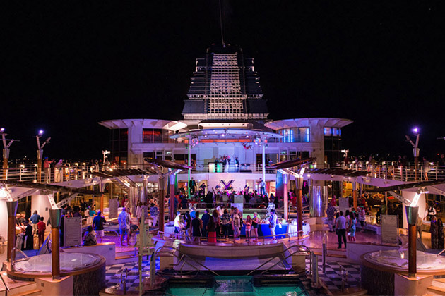 Pool deck on Celebrity Summit