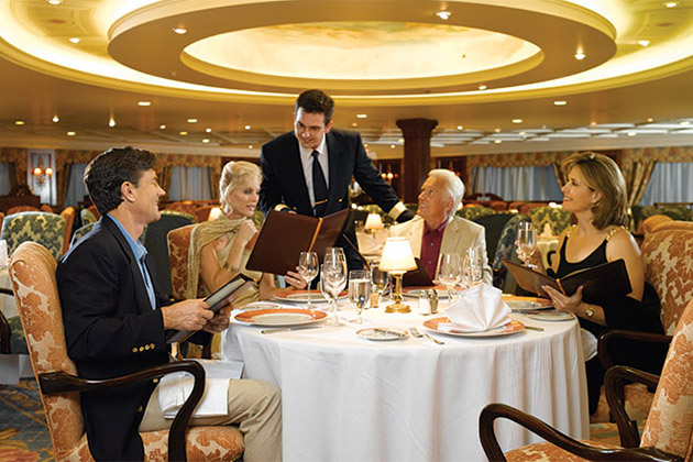 The cruise ship dining experience: The mains and the specialties