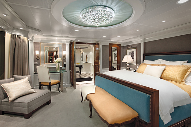 Owner's Suite on Oceania's Marina (photo: Oceania Cruises) Owner's Suite on Oceania's Marina