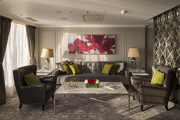Crystal Penthouse Suite on Crystal Serentiy (photo: Crystal Cruises) Crystal Penthouse Suite on Crystal Serentiy